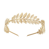 Leaf Headwear Bridal Wedding Dress Accessories Hair Band Crown for Indian Women