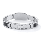 Men Letter Bracelet Stainless Steel ID Bracelet