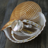 Natural Shell Charm 5 Strands Wrap Bracelet for Women