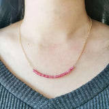 Natural Stone Choker Labradorite Lapis Lazuli Turquoise 14K Filled Necklace