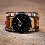 Boho Watch Band - Natural Stones 3 Layers Wrap Watch Strap