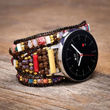 Boho Watch Band - Natural Stones 3 Layers Wrap Watch Strap