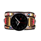 Boho Watch Band - Natural Stones 3 Layers Wrap Watch Strap