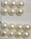 Gray Freshwater Pearl Earring 10-11mm Oblate