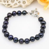 Single Pearl Bracelet Pink Lavender Potato Round