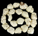 Fire Turquoise Freeform Loose Beads 15inches Fine Jewelry