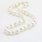10-11mm White Baroque Freshwater Pearl Necklace