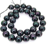 10mm Round Shell Pearl Loose Beads Full Strand DIY Necklace Material