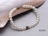 Freshwater Pearl Rhinestone Beads Bracelet
