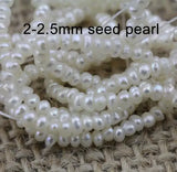 2-2.5mm Seed Freshwater Pearl Loose Beads DIY Jewelry Material