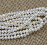 3.5-4mm Freshwater Pearl Loose Beads Full String DIY Jewelry