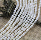 3.5-4mm Freshwater Pearl Loose Beads Full String DIY Jewelry