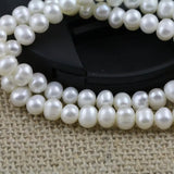 Natural Freshwater Seed Pearl Strand 5-6mm Loose Beads 14inches