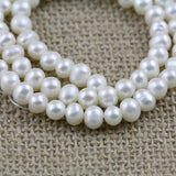 Natural Freshwater Seed Pearl Strand 5-6mm Loose Beads 14inches