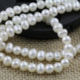 Natural Freshwater Seed Pearl Strand 5-6mm Loose Beads 14inches