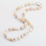 7-8mm Natural Baroque Freshwater Pearl Necklace, Birthday Gift