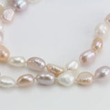 7-8mm Natural Baroque Freshwater Pearl Necklace, Birthday Gift