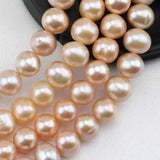 7-8mm Pink Freshwater Pearl Loose Beads 15'' Full Strand DIY Jewelry