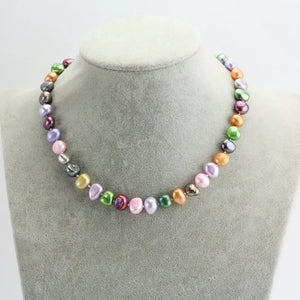 Multicolor Baroque Freshwater Pearl Necklace