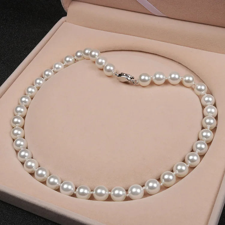 8mm South Sea Shell Pearl Necklace - Fine Jewelry For Women