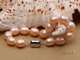 9-10mm Pink Rice Shaper Natural Freshwater Pearl Bracelet