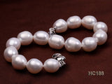 9-10mm Rice Shape Freshwater Pearl Bracelet