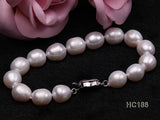 9-10mm Rice Shape Freshwater Pearl Bracelet
