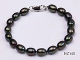 Charming AA 7-8MM Rice Freshwater Pearl Bracelet