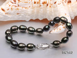 Charming AA 7-8MM Rice Freshwater Pearl Bracelet