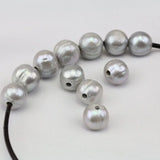 10mm Gray Freshwater Pearl Loose Beads for DIY Jewelry