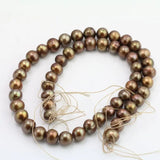 8mm Brown Freshwater Pearl Strand, 15inches DIY Jewelry