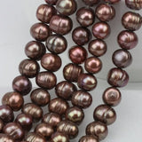 Gray Freshwater Pearl 9-10mm Loose Pearl Jewelry