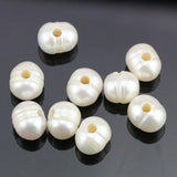 9-11mm Freshwater Pearl Necklace, Large Hole Pearls