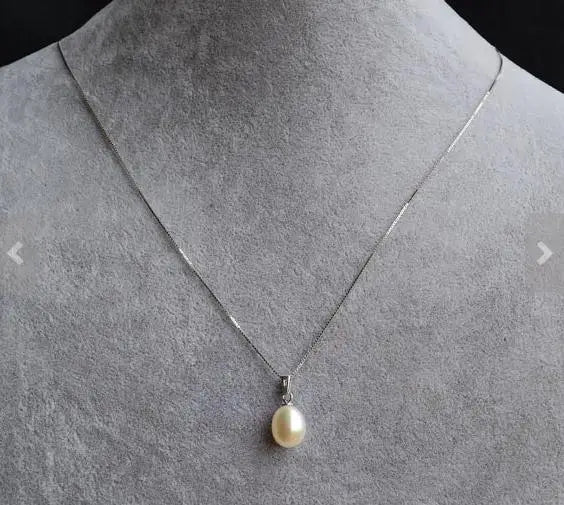 Freshwater Pearl Silver Necklace Bridesmaid Gift Fine Jewelry