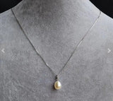 Freshwater Pearl Silver Necklace Bridesmaid Gift Fine Jewelry