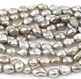 Grey Rice Freshwater Pearl Cultured Pearl 8mm Beads