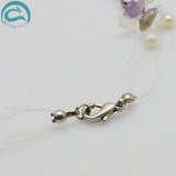 9-Row Amethyst Illusion Pearl Necklace