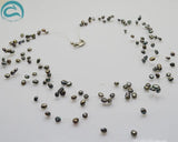 Baroque 6-Row Illusion Pearl Necklace