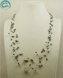 Baroque 6-Row Illusion Pearl Necklace