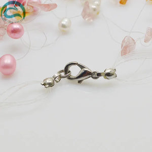 Multicolor Pearl Crystal 9row Illusion Pearl Necklace