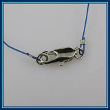 Handmade Wire Tube Silver Pink Rose Quartzs Necklace