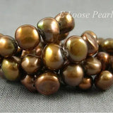 Brown Baroque Freshwater Pearl Loose Beads DIY Jewelry