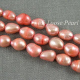 Pink Baroque Freshwater Pearl Loose Beads DIY Jewelry