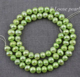 Freshwater Pearl Round Potato Loose Pearl Jewellery Cyan 5mm