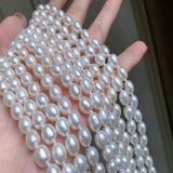 Rice Pearl Necklace 6-7mm Freshwater Pearl Necklace for Women