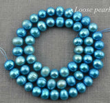 Deep Sky Freshwater Pearl Loose Beads 6.5-7.5mm Full Strand