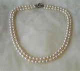 Freshwater Pearl Necklace 5-6mm 2rows - Unique Pearls
