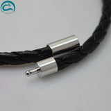 Real Pearl Shell Flower Necklace Leather Jewellery