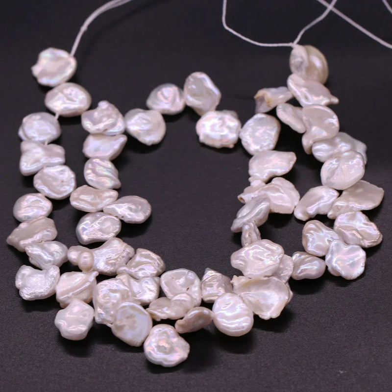 Unique Petal Shape Pearls Beads Lustrous Natural Freshwater Pearl Beads