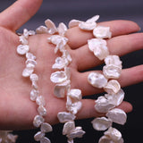Unique Petal Shape Pearls Beads Lustrous Natural Freshwater Pearl Beads